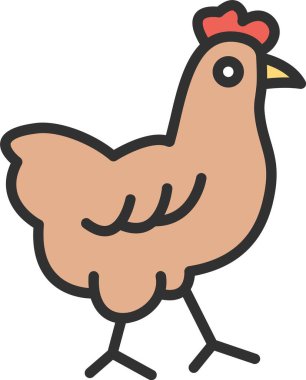 Tavuk Satırı Doldurulmuş Simge