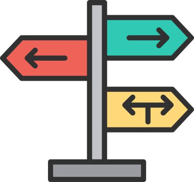 Yön İmza Satırı Simge Dolduruldu