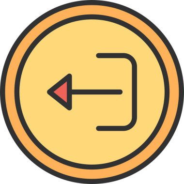 Çıkış Satırı Doldurulmuş Simge