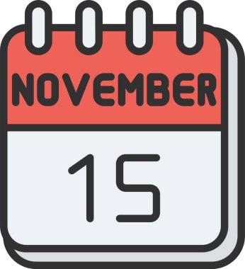 Simge Doldurulmuş 15 Kasım Satırı