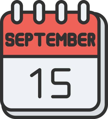 Simge Doldurulmuş 15 Eylül Satırı