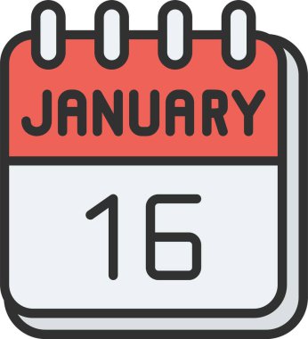 16 Ocak Satırı Doldurulmuş Simge