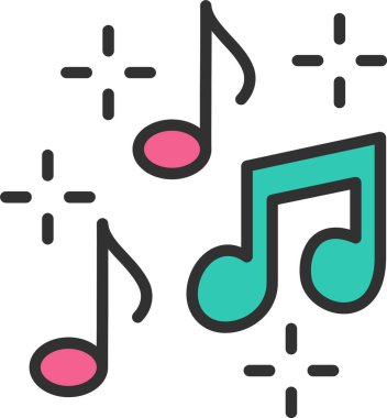 Müzik Satırı Doldurulmuş Simge