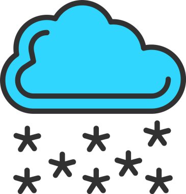 Simge Doldurulmuş Kar Hattı