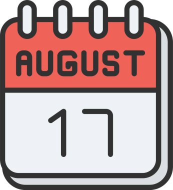 17 Ağustos Satırı Doldurulmuş Simge