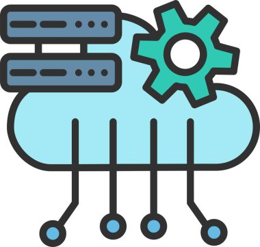 Simge Doldurulmuş Bulut Hesaplama Satırı