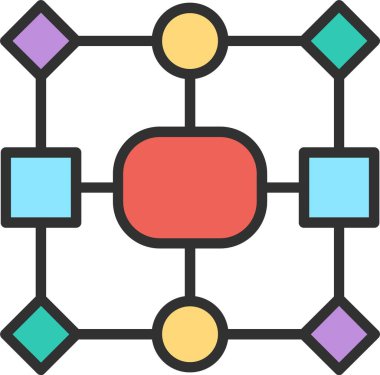 Veri Modeli İçi Dolu Simge