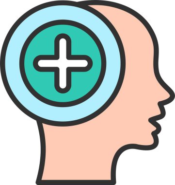 Simge Doldurulmuş Pozitif Düşünce Satırı