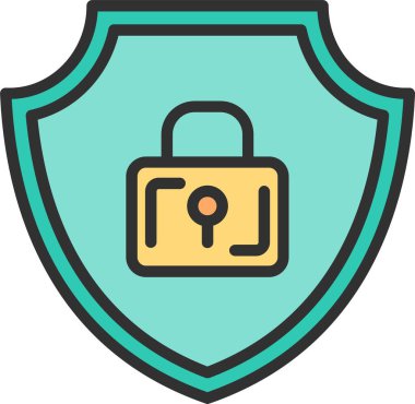 Kalkan Satırı Doldurulmuş Simge