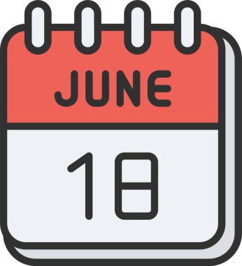 18 Haziran Satırı Doldurulmuş Simge