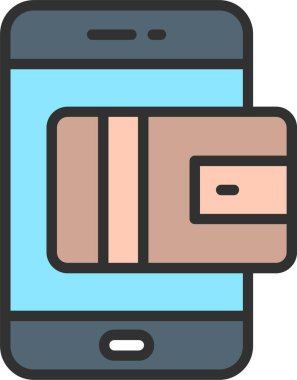 Ödeme Yöntemi Satırı Dolgulu Simge