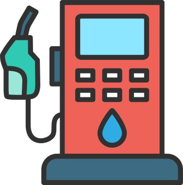 Benzin Pompası Hattı Simge Dolduruldu