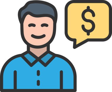 Simge Doldurulmuş Düşünce Satırı