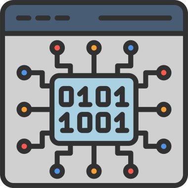 Simge Doldurulmuş İkili Kod Satırı