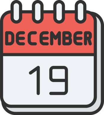 19 Aralık Satır Dolu Simge