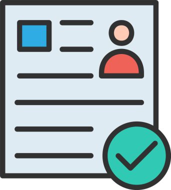 CV Satırı Doldurulmuş Simge