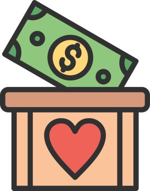 Bağış Satırı Doldurulmuş Simge