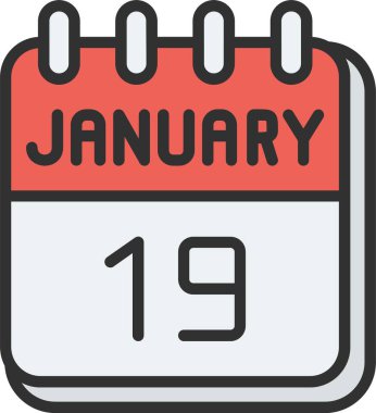 19 Ocak Satır Dolu Simge