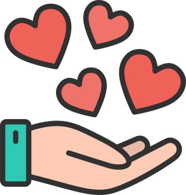 Simge Doldurulmuş Aşk Satırı