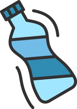 Plastik Şişe Satırı Simge Dolduruldu