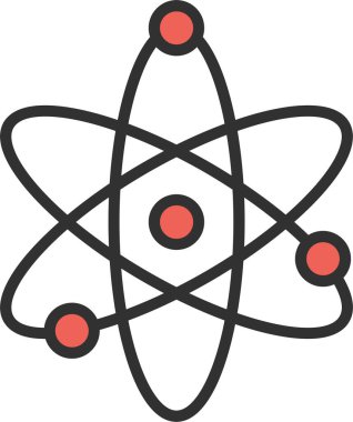 Atom Satırı Doldurulmuş Simge