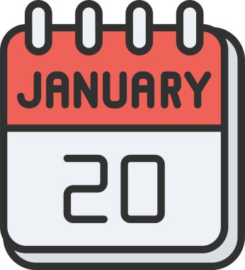 20 Ocak Satır Dolu Simge