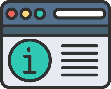 Bilgi Satırı Doldurulmuş Simge