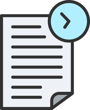 Bekleyen Satır Doldurulmuş Simge