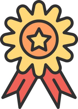 Rozet Satırı Doldurulmuş Simge