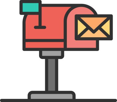 Posta Yuvası Satırı Doldurulmuş Simge