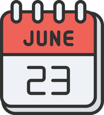 23 Haziran Satırı Doldurulmuş Simge