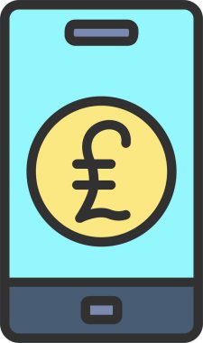 Pound Satırı Doldurulmuş Simge