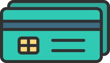 Kredi kartı Hattı Dolu Simge