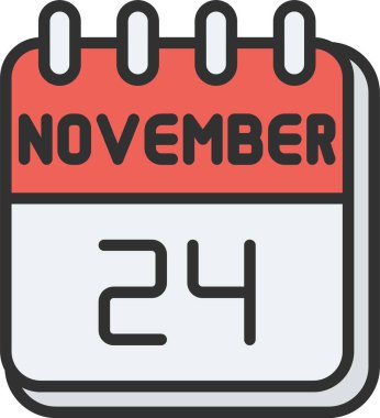 24 Kasım Satırı Doldurulmuş Simge