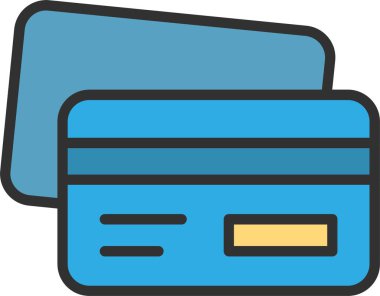 Kredi kartı Hattı Dolu Simge