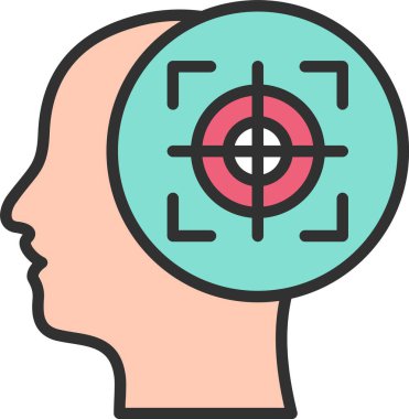 Odaklama Satırı Doldurulmuş Simge