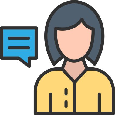 Röportaj Satırı Doldurulmuş Simge