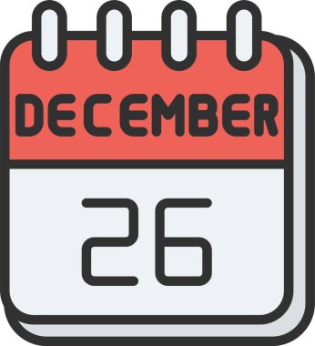 Simge Doldurulmuş 26 Aralık Satırı