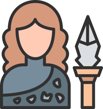 Avcı Kadın Satırı Simge Dolduruldu