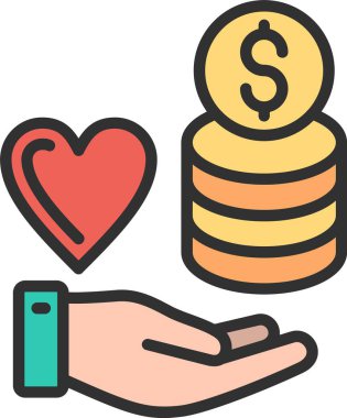 Para Satırı Doldurulmuş Simgeyi Ver