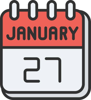 27 Ocak Satır Dolu Simge