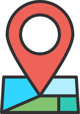 Harita İşaretleyici Satırı Doldurulmuş Simge