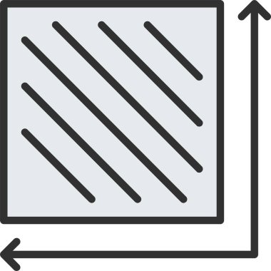 Alan Satırı Doldurulmuş Simge