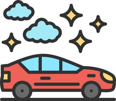 Araç Hattı Dolgulu Simge