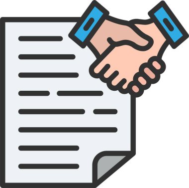 Anlaşma Satırı Doldurulmuş Simge