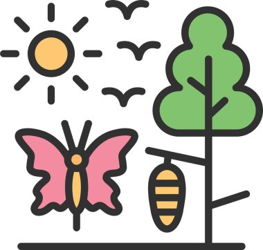 Simge Doldurulmuş Metamorfoz Satırı