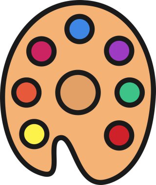 Palet Satırı Doldurulmuş Simge