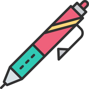 Kalem Satırı Doldurulmuş Simge