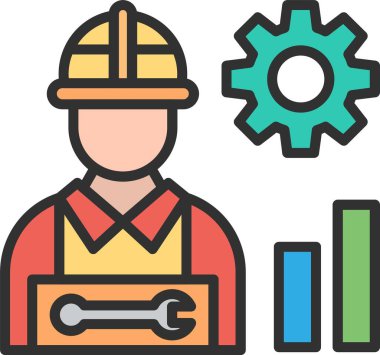 İşçi Satırı Doldurulmuş Simge