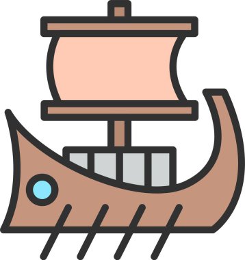 Trireme Satırı Doldurulmuş Simge